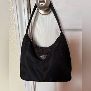 Prada Classic Black Nylon Satchel